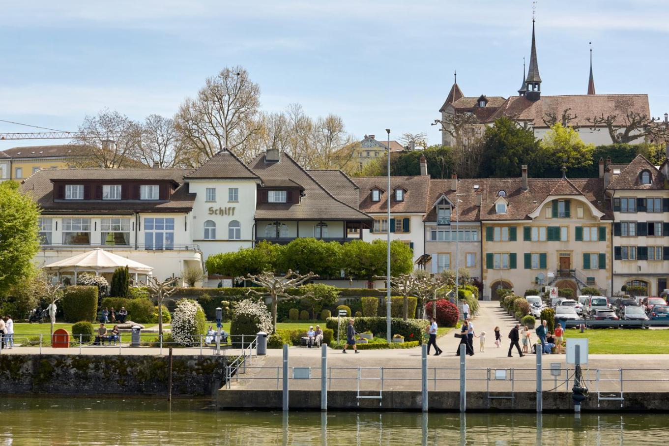 Hotel Schiff am See Murten Exterior foto